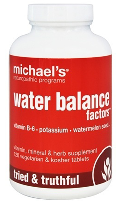 Michael's Naturopathic: Water Balance Factors 120 tab