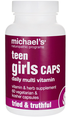 Michael's Naturopathic: Teen Girls Multi Vitamin 60 vgc
