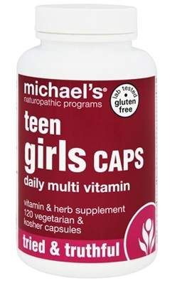 Michael's Naturopathic: Teen Girls Multi Vitamin 120 vgc