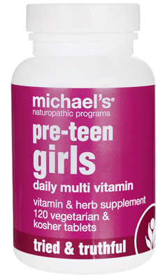 Michael's Naturopathic: PreTeen Girls Multi Vitamin 120 tab