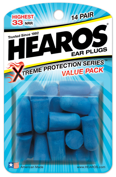 HEAROS: Ear Plugs Xtreme Protection 28 ct