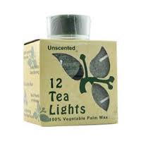 ALOHA BAY: Tealight Unscented Eco-O Green 12 ct