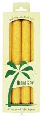 ALOHA BAY: Candle 9 inch Taper Honey Gold 4 ct