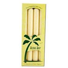 ALOHA BAY: Candle 9 inch Taper Ivory 4 ct