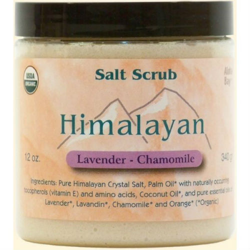 ALOHA BAY: Body Scrob Organic Lavender Chamomile 12 oz
