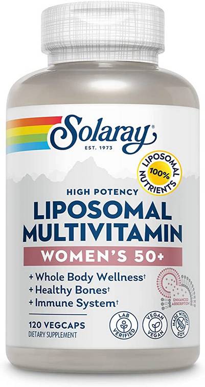 Solaray: Liposomal Multi - Women's 50 Plus amazon 120ct