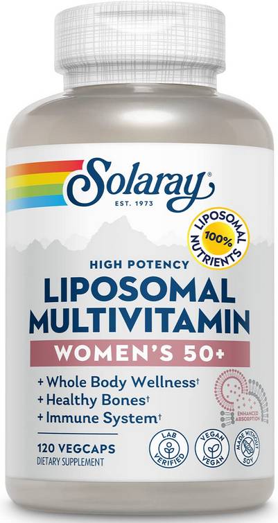 Solaray: Liposomal Multi - Women's 50 Plus amazon 120 Ct