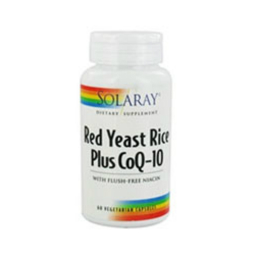 Solaray: Red Yeast Rice Plus CoQ-10 Plus K2 60 ct Vcp