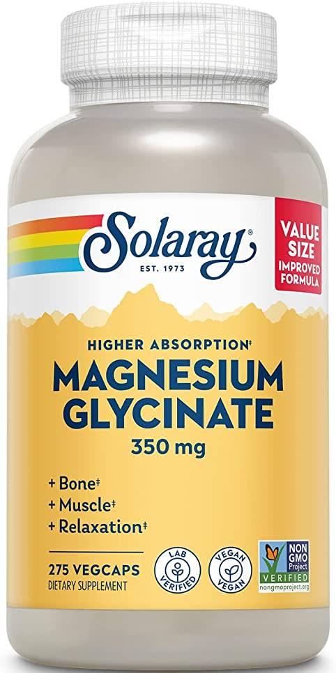 Solaray: Magnesium Glycinate 350mg 275ct