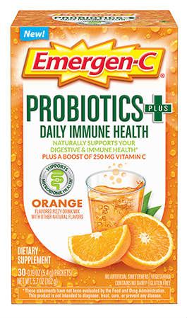 Emergen C Probiotics Plus Orange 14 PKT from ALACER CORP