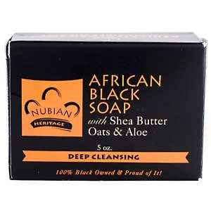 NUBIAN HERITAGE/SUNDIAL CREATIONS: Bar Soap African Black 5 oz