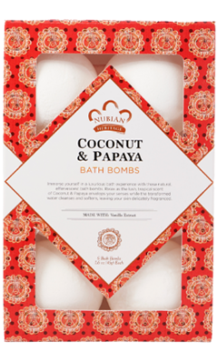 Bath Bomb Coconut and Papaya