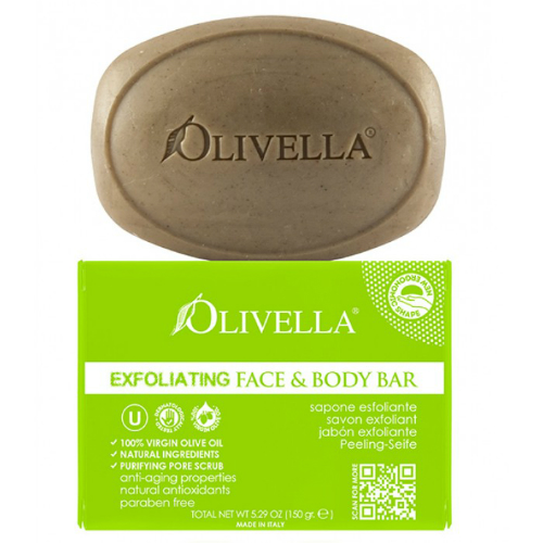 OLIVELLA: Exfoliating Bar Soap 5.29 oz