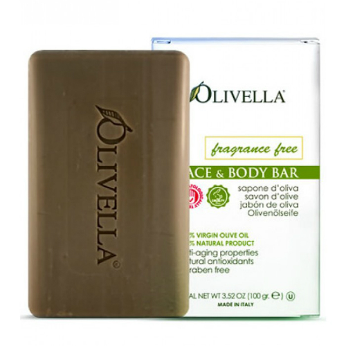 Bar Soap Fragrance Free 3.52 oz from OLIVELLA