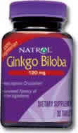 Ginkgo Biloba Take One 120mg 60 vegicaps from NATROL