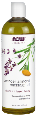 NOW: Lavender Almond Massage Oil 16 fl. oz.
