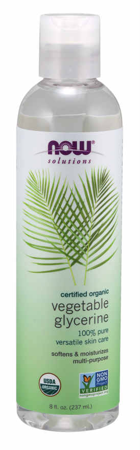 NOW: Vegetable Glycerine (Certified Organic) 8 fl oz