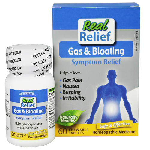 Homeolab Usa: Real Relief Gas and Bloating 60 tab