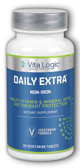 Vita Logic: Daily Extra Iron Free Tablet (Btl-Plastic) 30ct