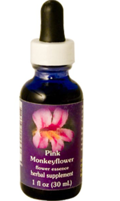 Flower essence: PINK MONKEYFLOWER DROPPER 1OZ