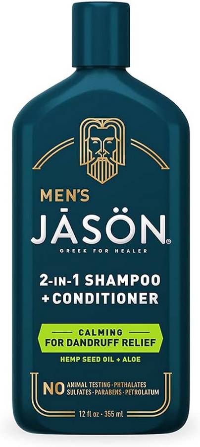 JASON NATURAL PRODUCTS: Men's 2-In-1 Shampoo & Conditioner Calming 12 OUNCE