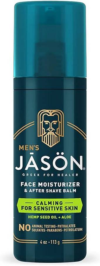 JASON NATURAL PRODUCTS: Men's Lotion & Aftershave Balm Calming 4 OUNCE