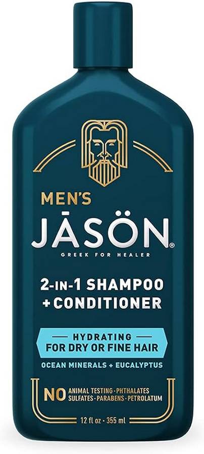 JASON NATURAL PRODUCTS: Men's 2-In-1 Shampoo & Conditioner Hydrating 12 OUNCE