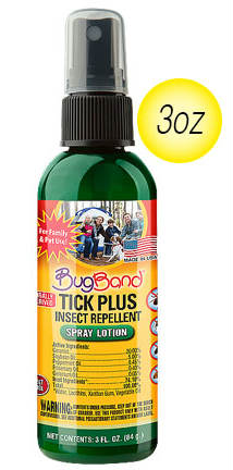 BUG BAND: Tick Spray 3 ounce