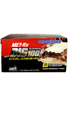 Met-Rx USA: BIG 100 COLOSSAL SUPER COOKIE CRUNCH 9/Bars