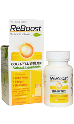 MEDINATURA: Reboost Cold & Flu Tablets Lemon 100 tablet