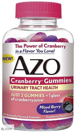 I-HEALTH INC: Azo Cranberry Gummies 40 ct