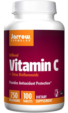JARROW: Buffered-Vitamin C Plus Citrus Bioflavanoids 1000 mg 750 MG 100 TABS
