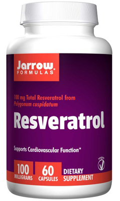 JARROW: Resveratrol 100mg 100 MG 60 CAPS