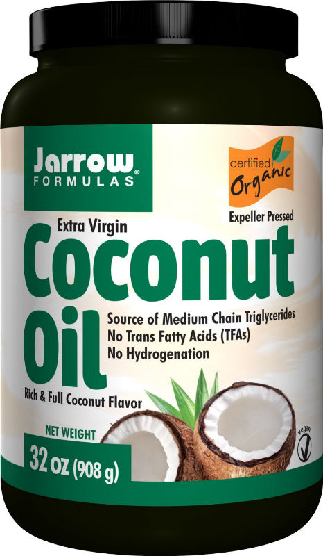 JARROW: Coconut Oil 100 Percent Organic Extra Virgin 32 OZ