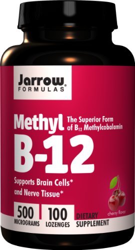 Jarrow: Methyl B12 Methylcobalamin MCG 100 LOZENGES