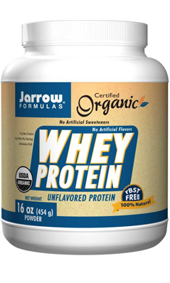 JARROW: Organic Whey Protein Unflavored 1 LB