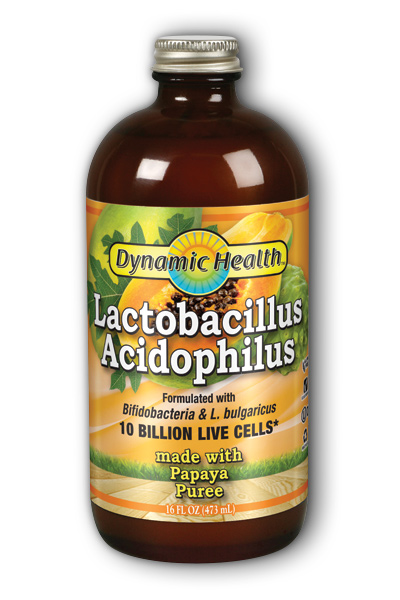 DYNAMIC HEALTH LABORATORIES INC: Papaya Acidophilus 16 oz