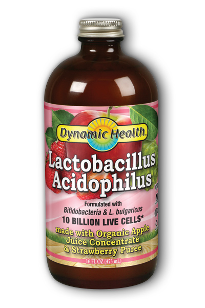 DYNAMIC HEALTH LABORATORIES INC: Apple Strawberry Acidophilus 16 oz