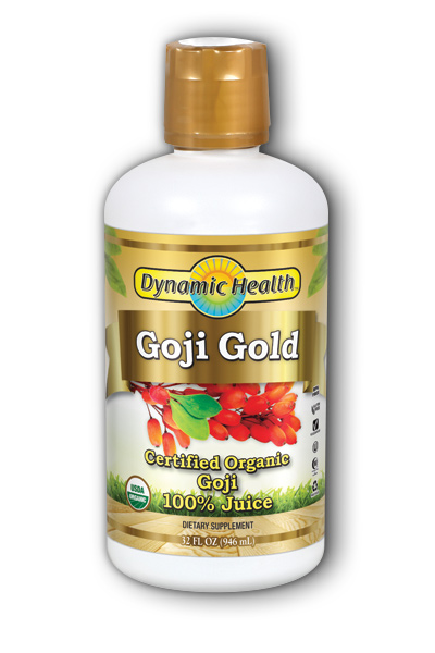 DYNAMIC HEALTH LABORATORIES INC: Goji Gold 100 Percent Organic 32 fl oz