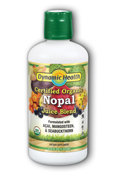 DYNAMIC HEALTH LABORATORIES INC: Organic Certified Nopal Juice Blend 33.8 oz