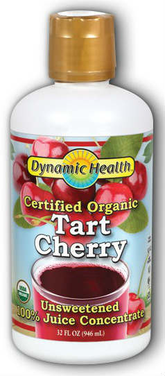 DYNAMIC HEALTH LABORATORIES INC.: Tart Cherry Concentrate Certified Organic 32 ounce