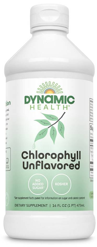 Dynamic Health: Liquid Chlorophyll Unflavored 16 fl oz 100mg