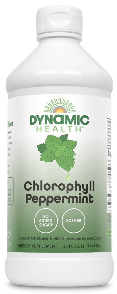 Dynamic Health: Liquid Chlorophyll Peppermint Flavor 16 fl oz 100mg