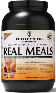 HEALTHY N FIT NUTRITIONALS: Real Meals Chocolate Powder 2.09 lb