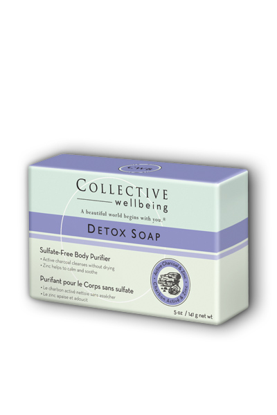 Life-flo health care: Detox Soap Active Charcoal/Zinc 5 oz
