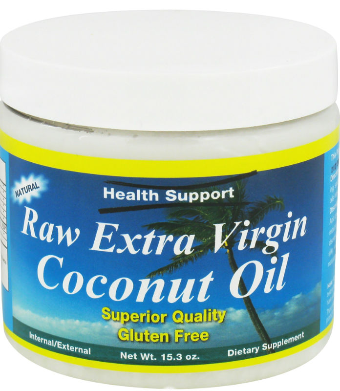 HEALTH SUPPORT: Raw Organic Coconut Oil 15.3 oz
