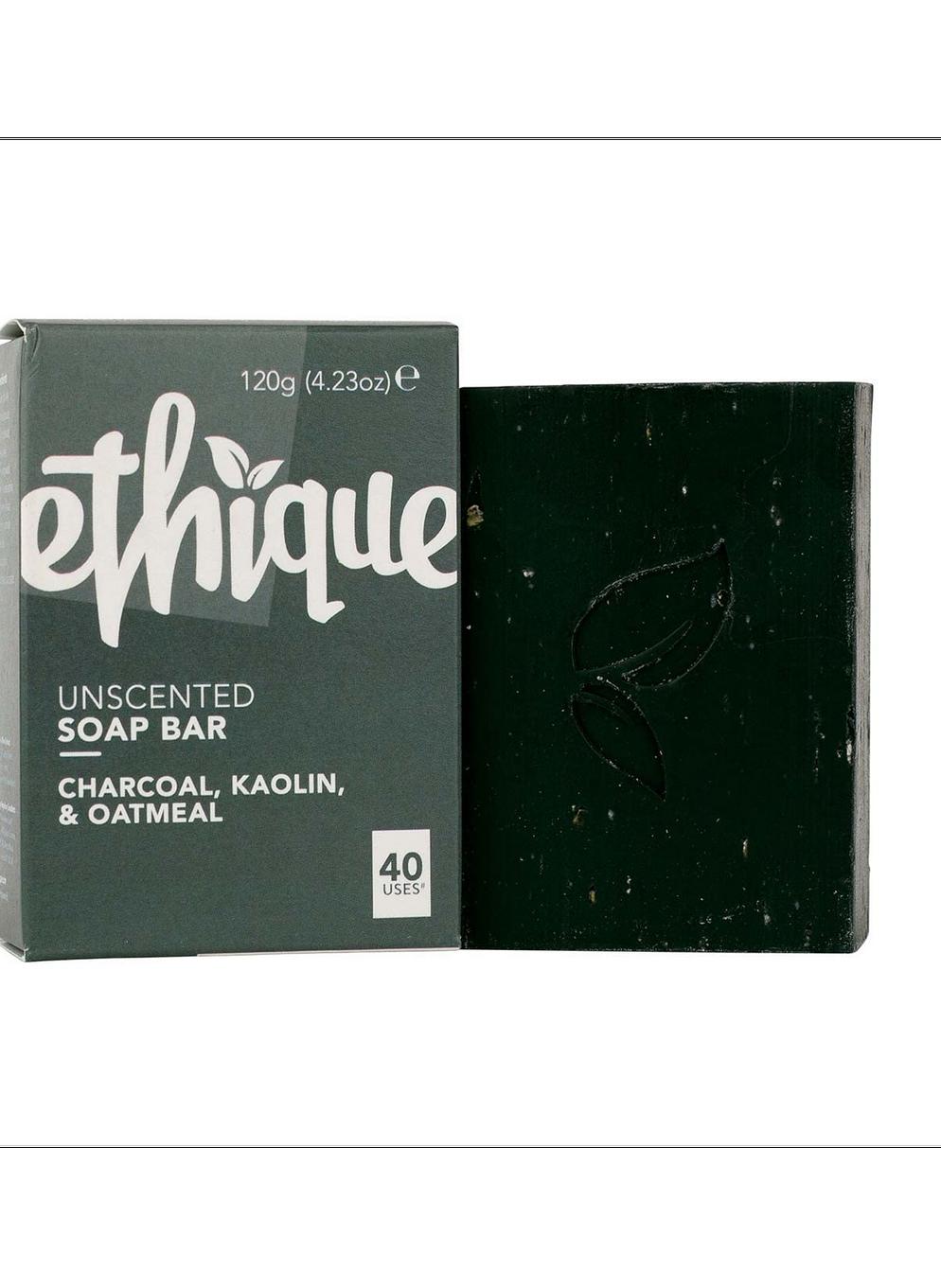 ETHIQUE: Solid Body Wash Charcoal Kaolin & Oatmeal 4.23 OUNCE