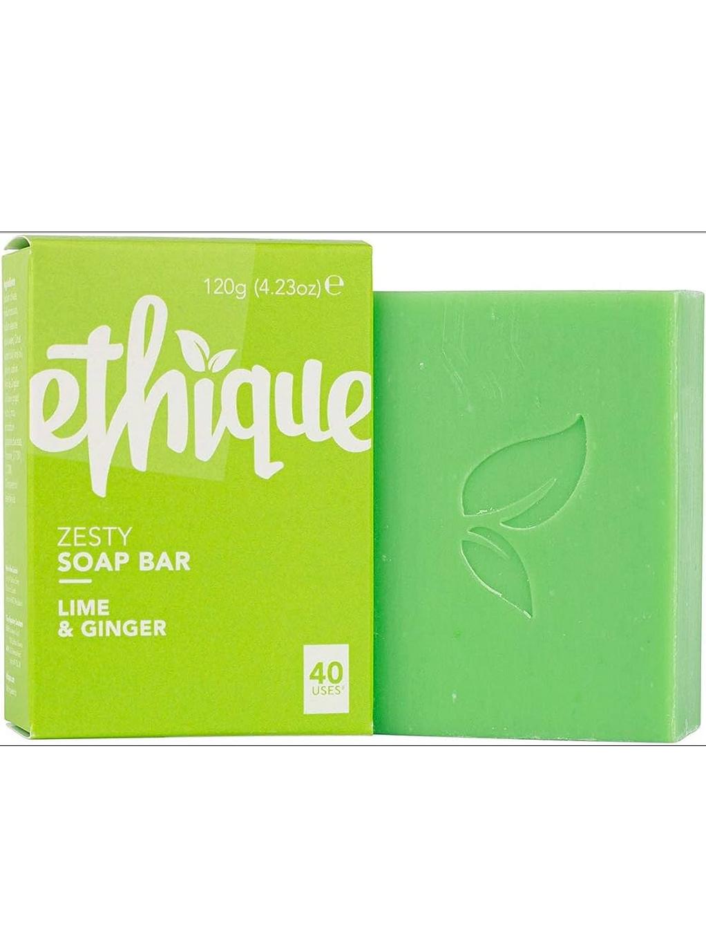 ETHIQUE: Solid Body Wash Lime & Ginger 4.23 OUNCE