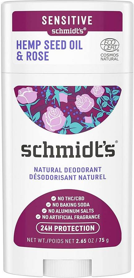 Deodorant Stick Sensitive Skin Hemp & Rose