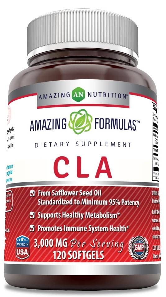 AMAZING NUTRITION: Amazing Formulas CLA 3000 mg Per Serving 120 SOFTGEL